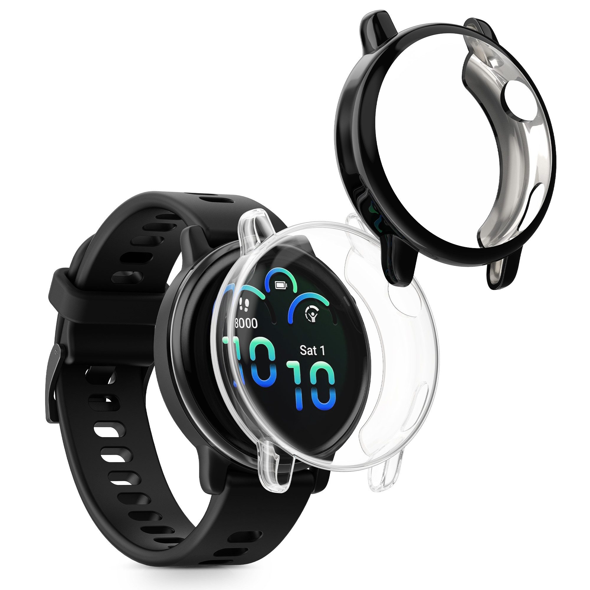 2x Hülle für Garmin vivoactive 6 (42mm) / Active 6 Smartwatch