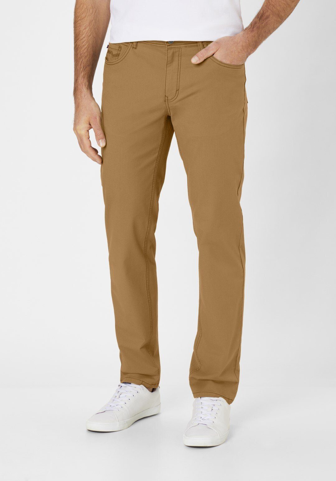 Redpoint Stoffhose MILTON mit 5-Pocket Hose camel Straight-Fit Stretch