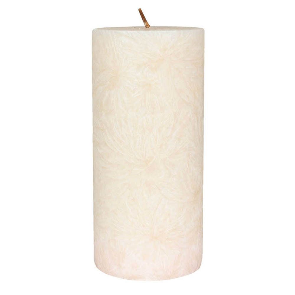 Hahn Kerzenfarm Formkerze Stearin Stumpenkerze - elfenbein 135x64mm
