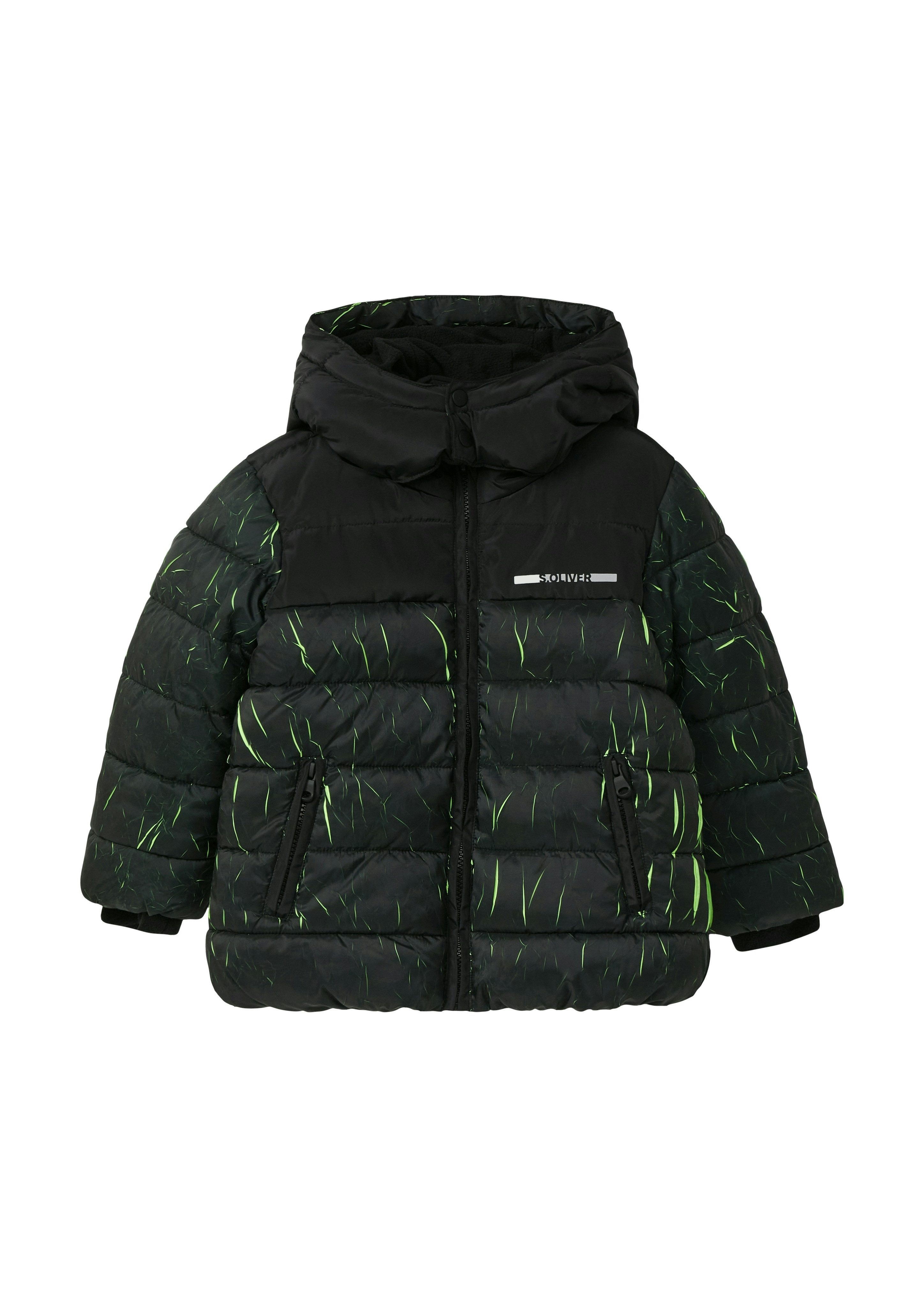 s.Oliver Junior Steppjacke mit Logo Print
