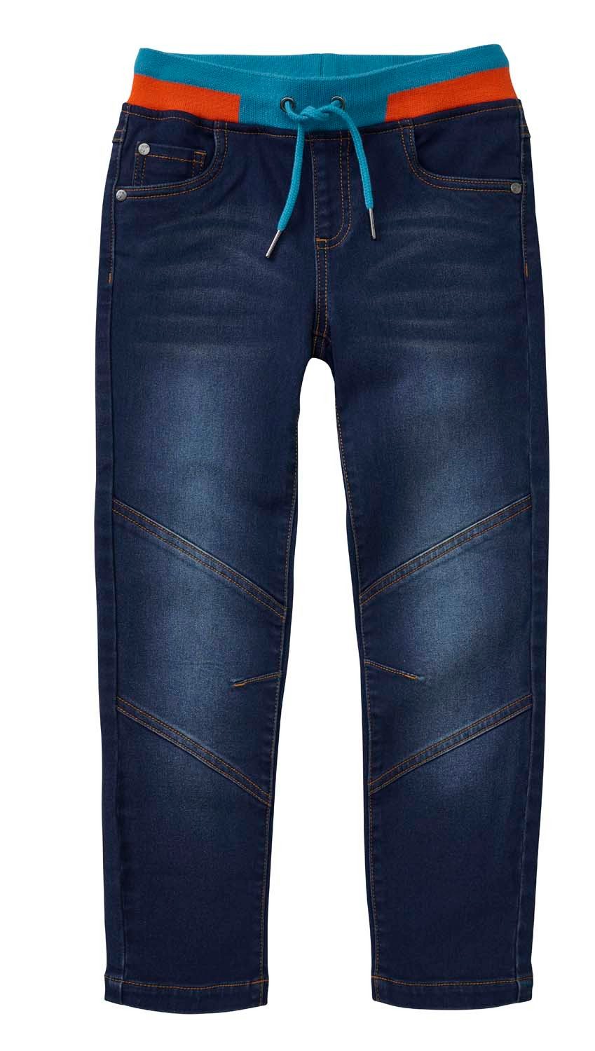JAKO-O Gerade Jeans JAKO-O Bequemhose Kniebesatz Kinder Jeansoptik