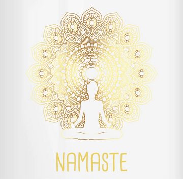 Shirtracer Tasse Namaste Yoga Chakra Mandala, Keramik, Yoga