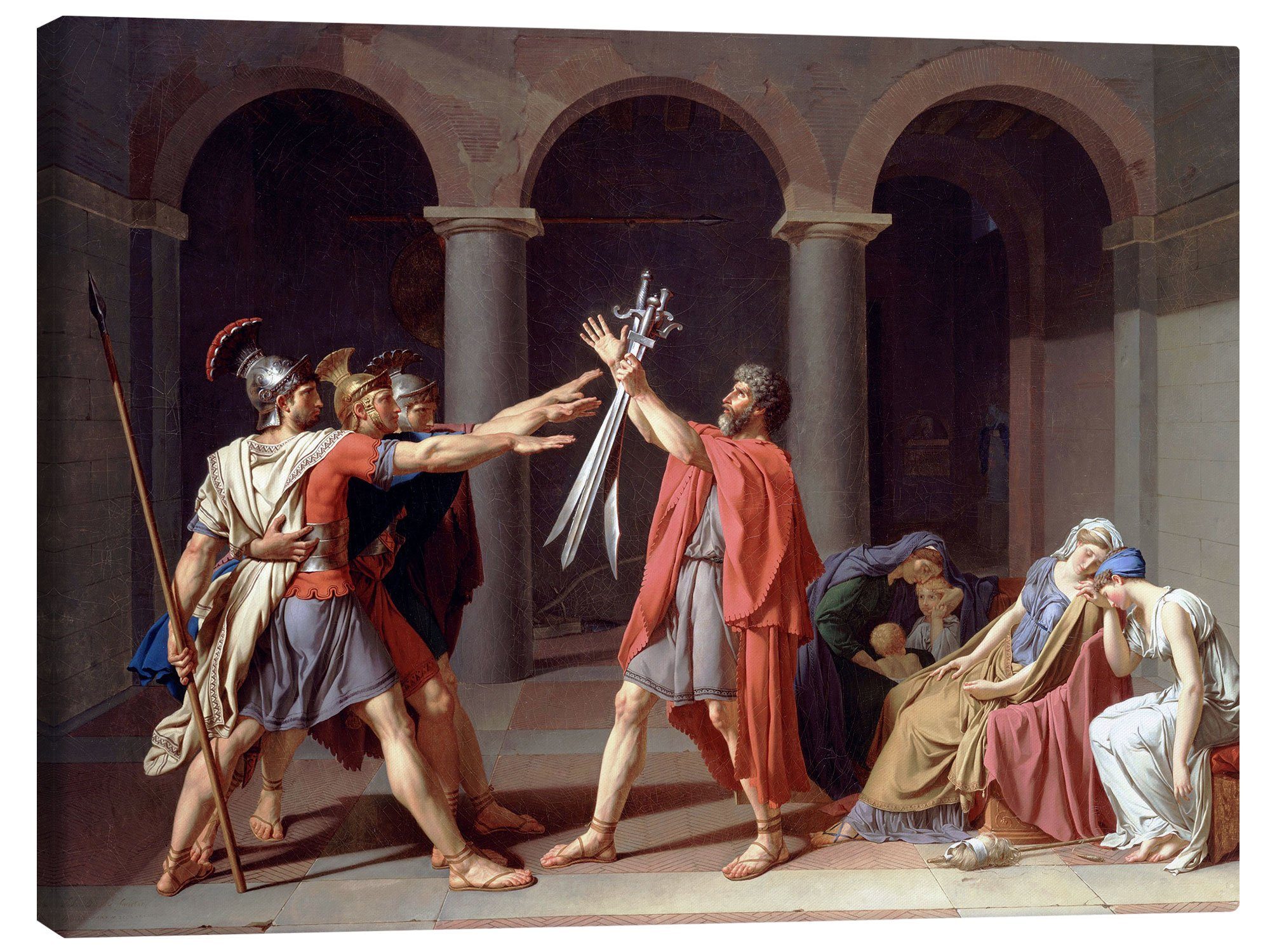 Leinwandbild Jacques-Louis David