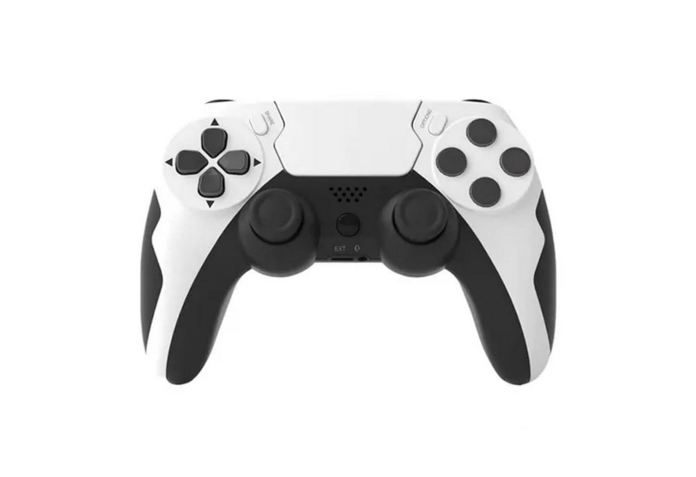 Fyrove Wireless Controller Kompatibel für PS4/PC, Dual Vibration, Touchpad Controller (Controller mit Doppelter Vibration, 6-Achsen-Gyro-Sensor, Touchpad)