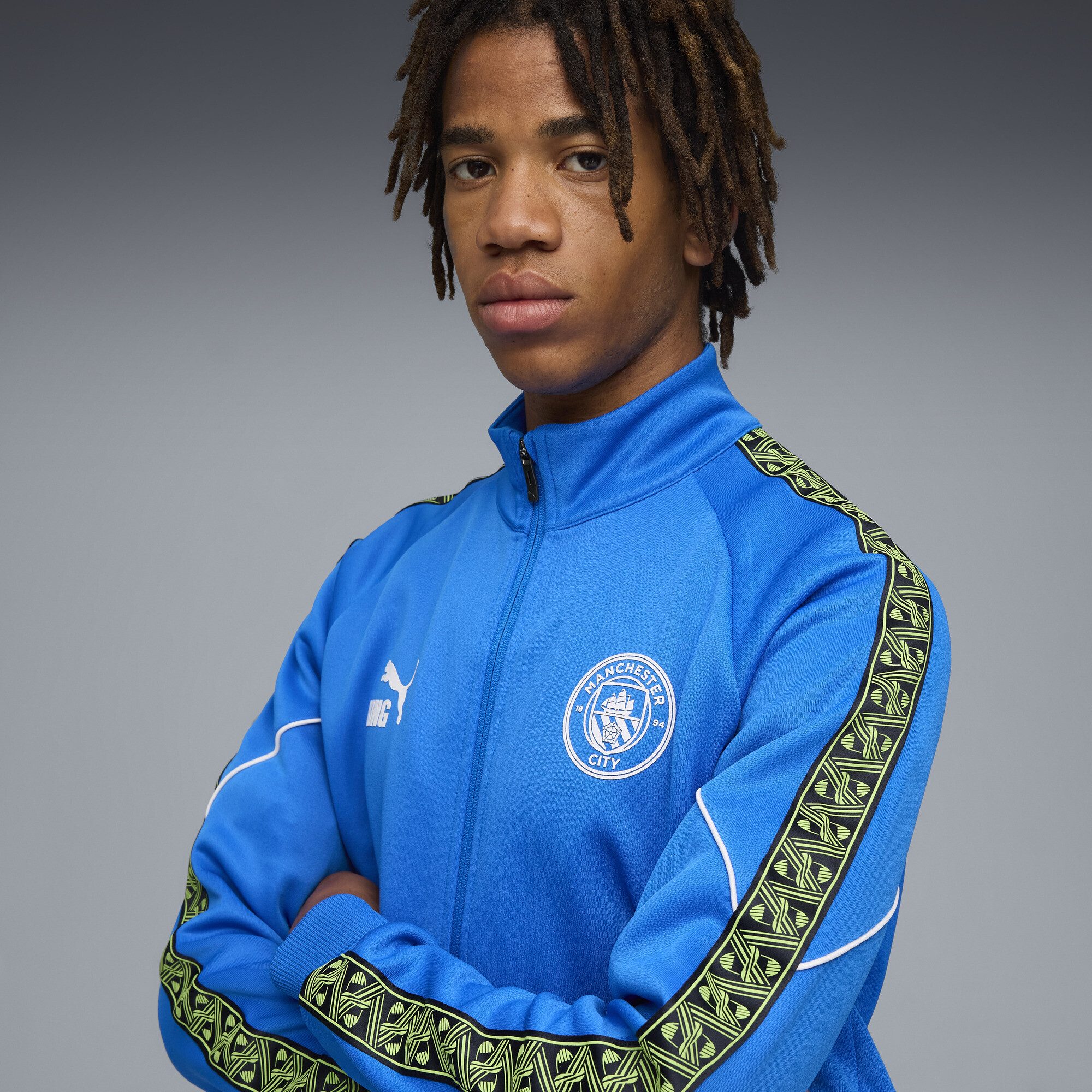 PUMA Sweatjacke Manchester City KING Anthem Jacke Herren