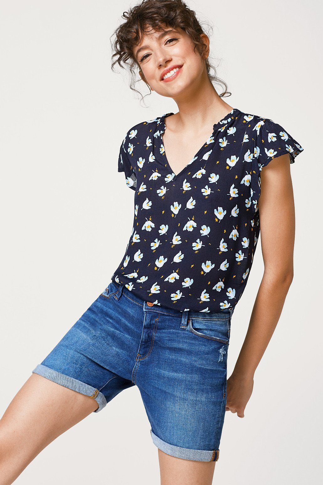 Esprit Jeans-Shorts im Used-Look aus Stretch-Denim | OTTO