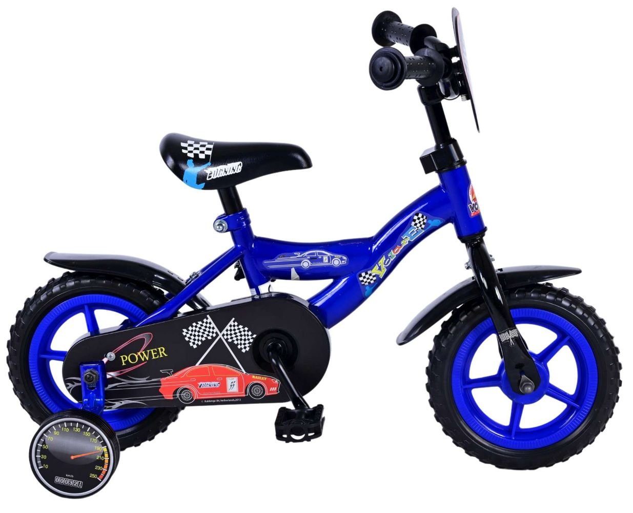 Volare Kinderfahrrad Fahrrad für Kinder Jungen - 10 Zoll - Blau