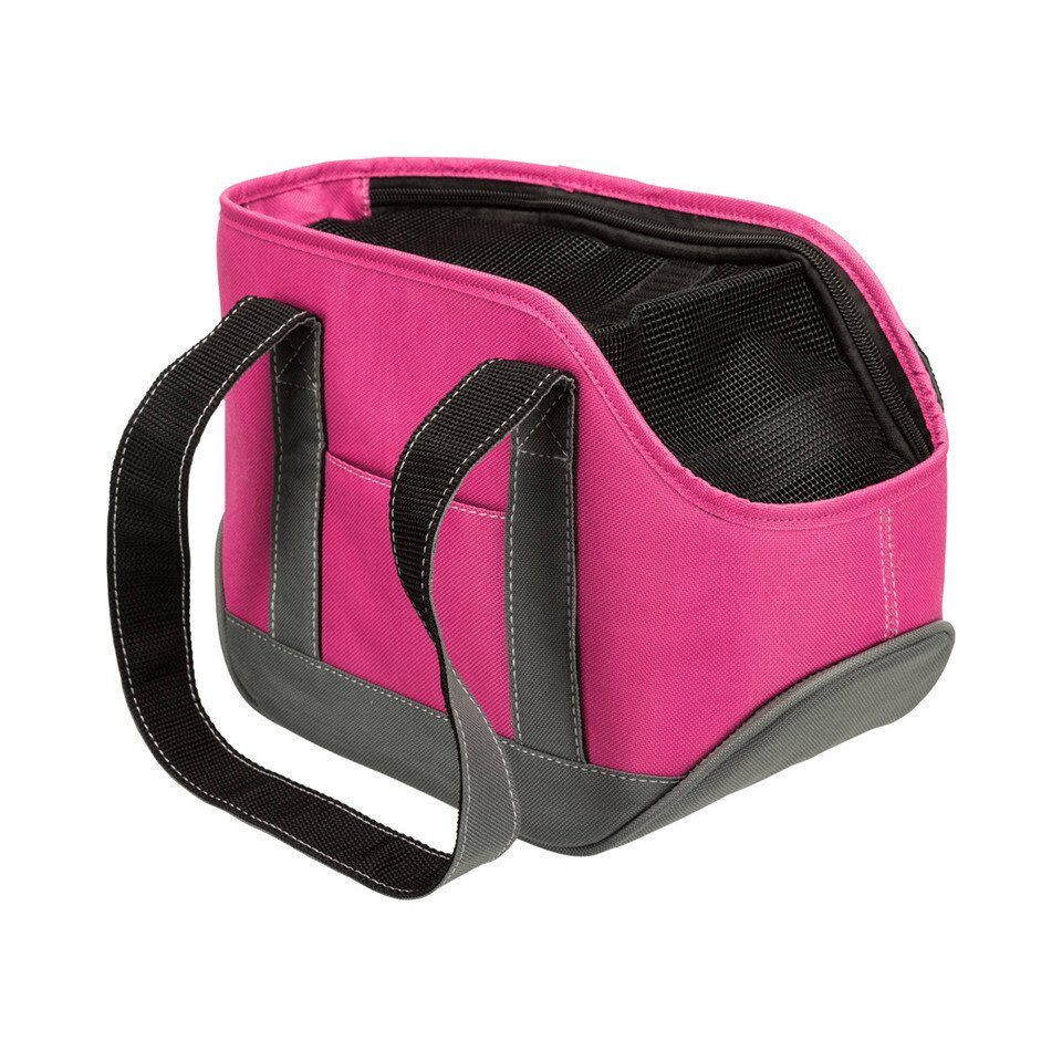 TRIXIE Tiertransporttasche Tasche Alea pink/grau für kleine Hunde