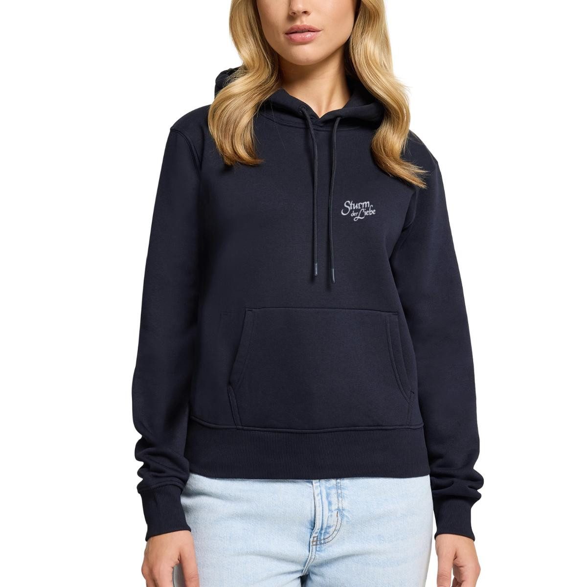 Spreadshirt Hoodie Sturm der Liebe Offizielles Logo Gestickt Damen Premium Hoodie (1-tlg)