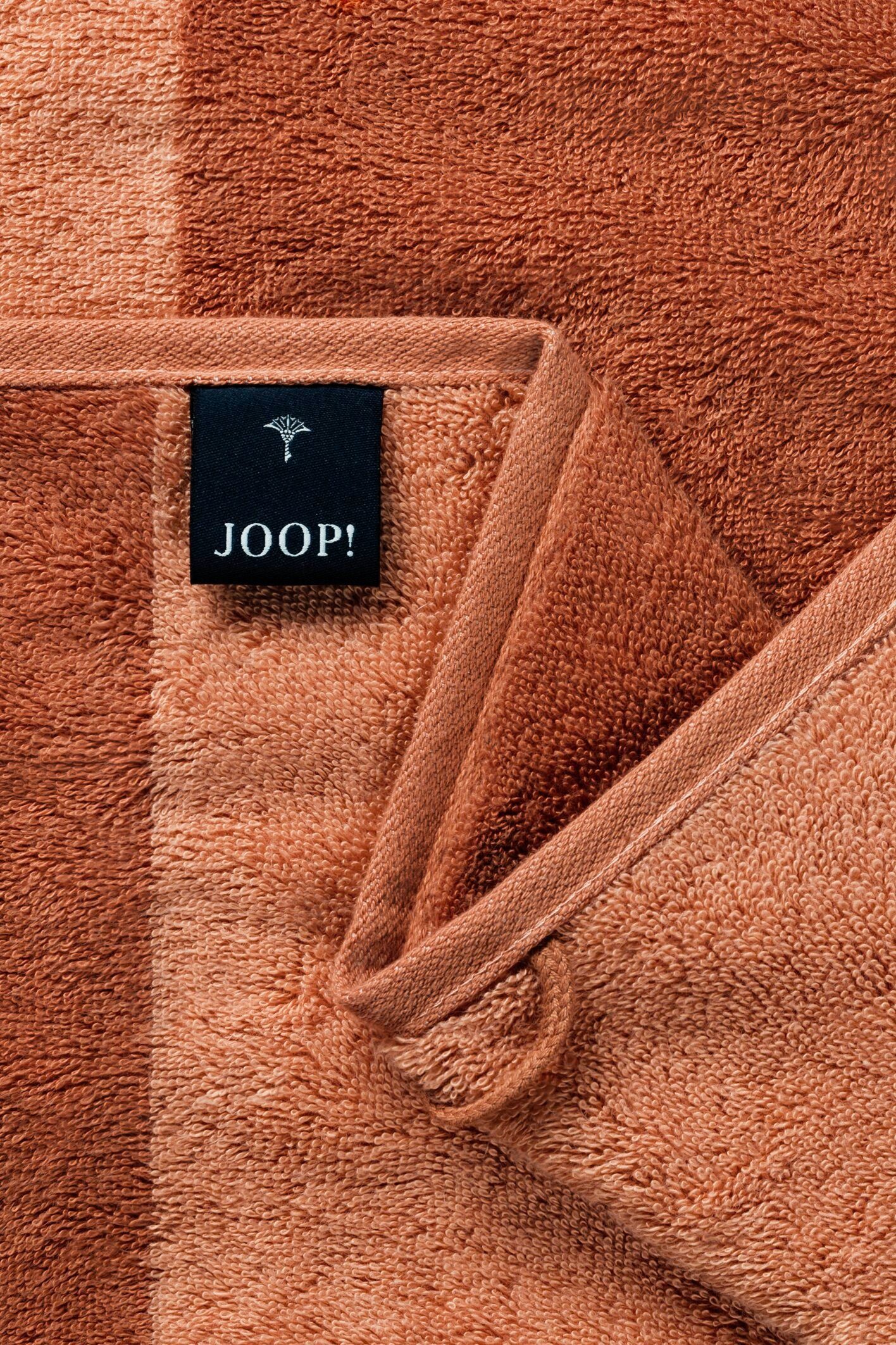 Joop! Gästehandtücher JOOP! LIVING - Textil (3-St) Gästetuch-Set, TONE DOUBLEFACE Kupfer