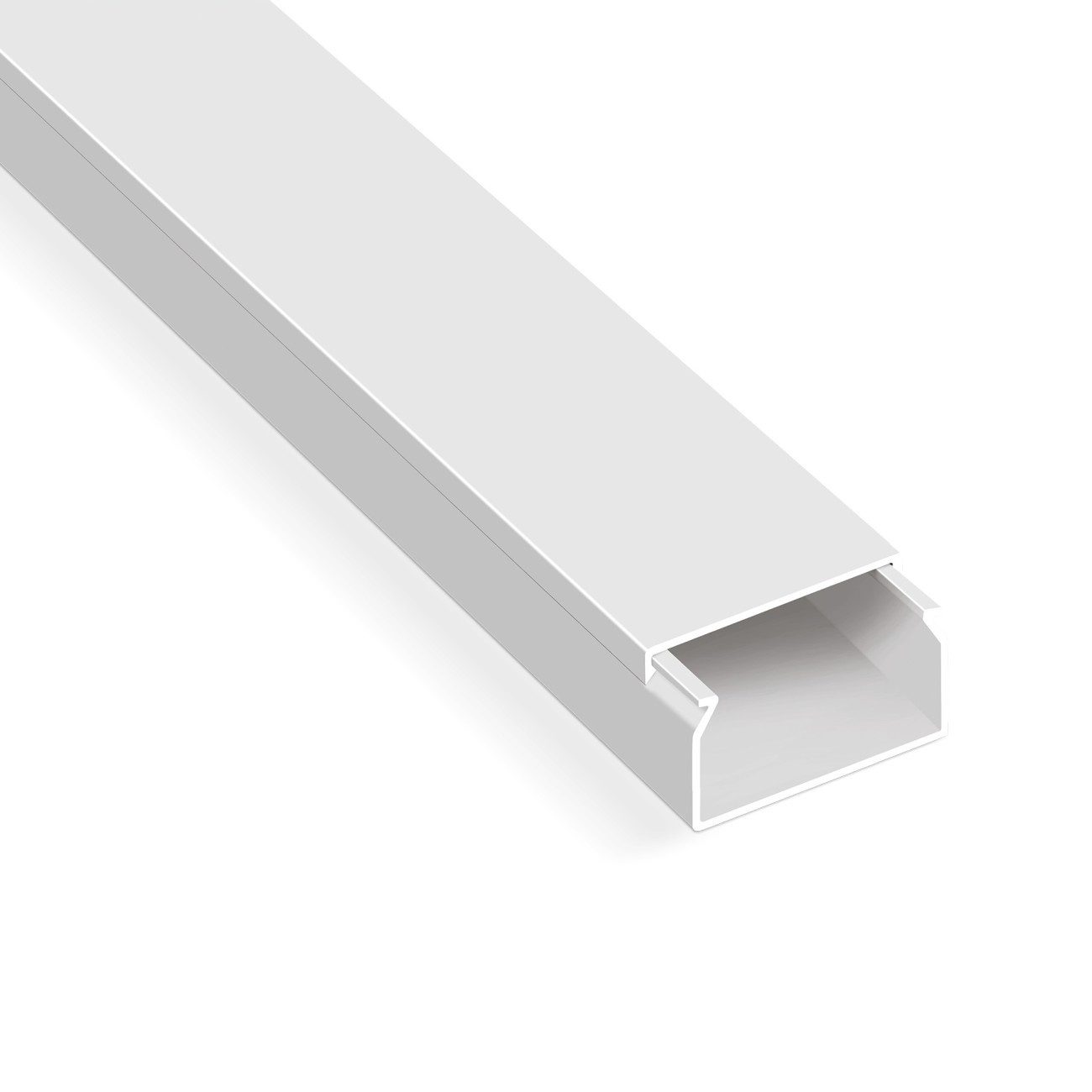 ARLI Kabelkanal Schraubbar mit Bodenlochung (4m Set, 4-St), PVC, schwer entflammbar, IP-Bewertung: IP40 – Bild 2 von 5