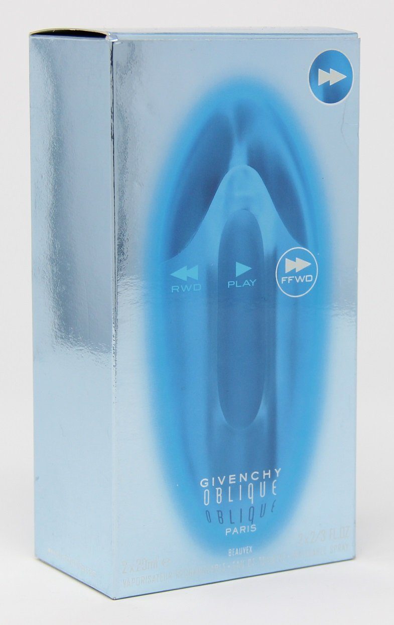 Eau Toilette Givenchy GIVENCHY Toilette Oblique Eau de 2x20ml de