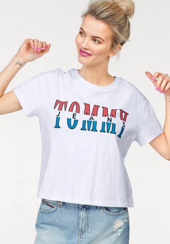 TOMMY JEANS TOMMY джинсы блуза с круглым вырезом &...