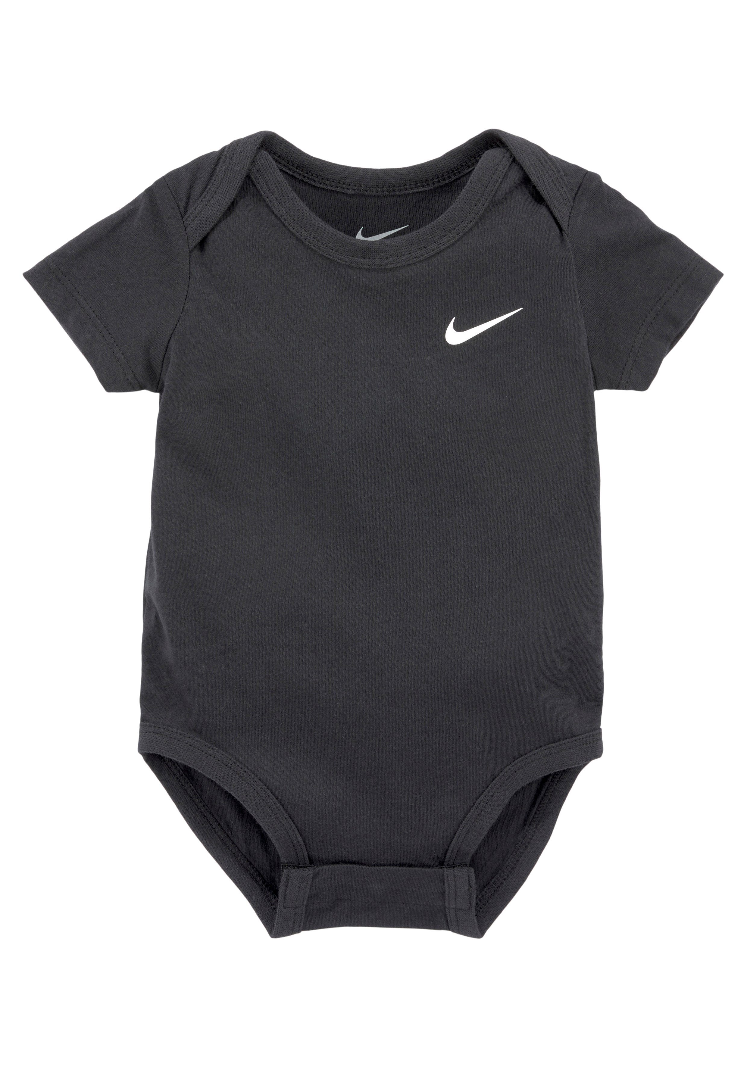 Nike Sportswear Body für Babies (Packung, 3-tlg) für Babys, im 3er-Pack, mit Rundhalsausschnitt, Kurzarm-Design