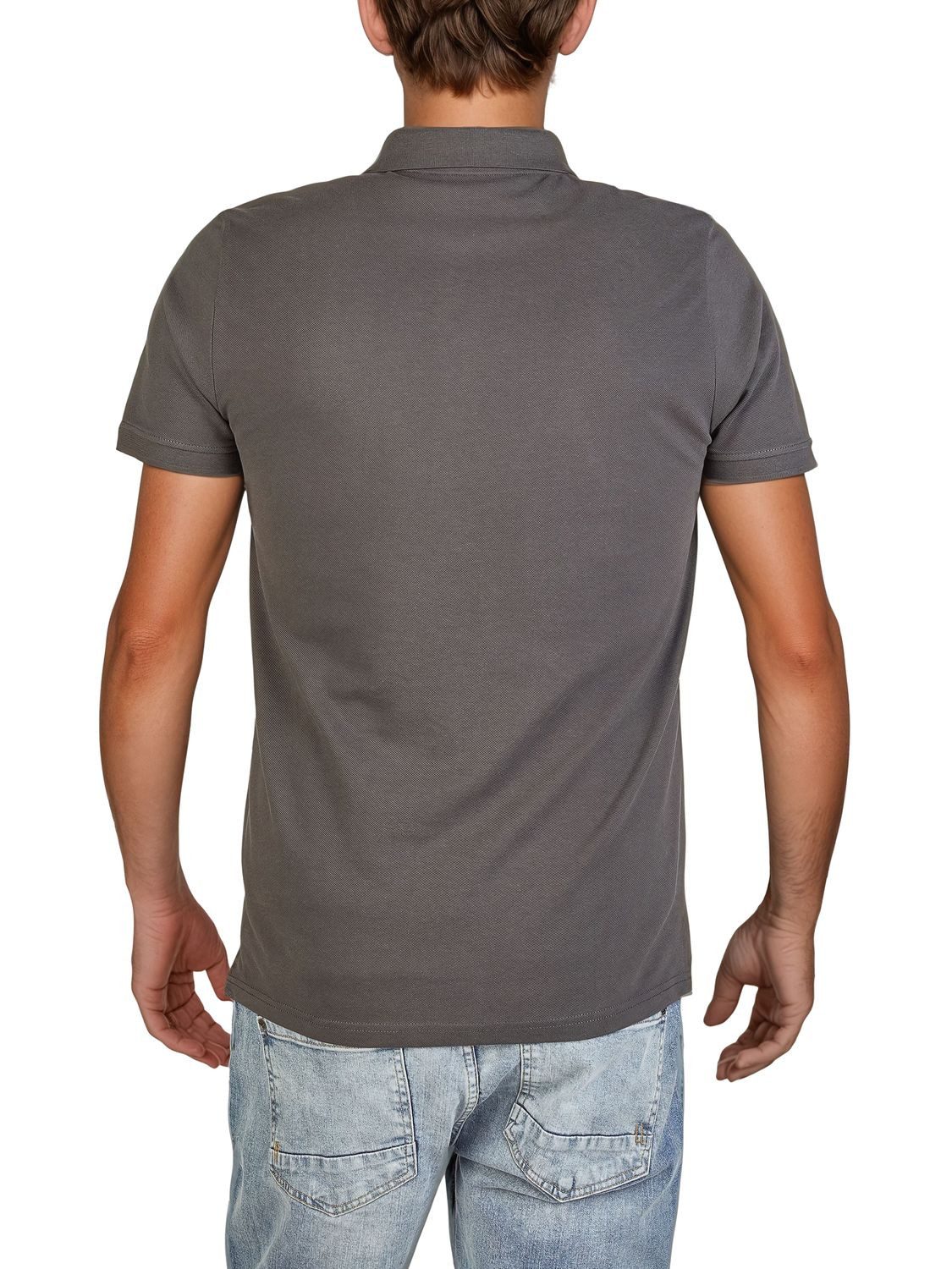 TOM TAILOR Poloshirt Herren Poloshirt 3er-Set Regular Fit (Vorteilspack, 3-tlg) aus 100% Baumwolle