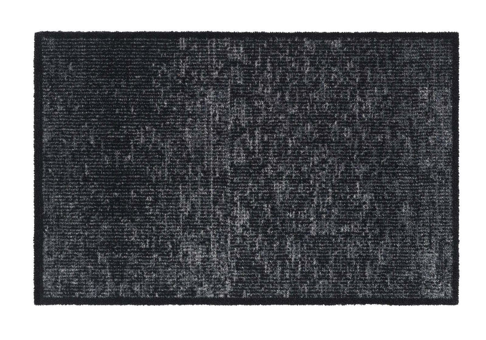 30° Fußmatte Teppichmatte Velvet, Ambiance - 75 Höhe: anti-rutsch, Entree 50 schwarz bei waschbar, MD Eingangsmatte MD rechteckig, - x Entree, mm, cm, Küchenteppich, 8