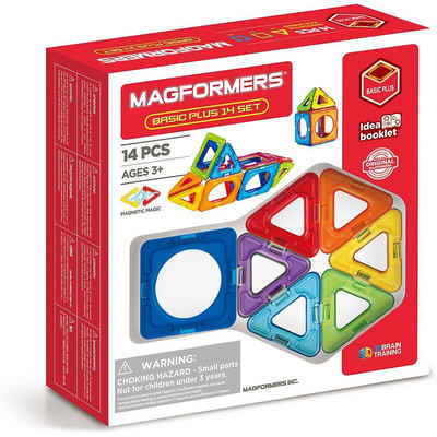 MAGFORMERS Magnetspielbausteine »Magformers Basic Plus 14 Set«