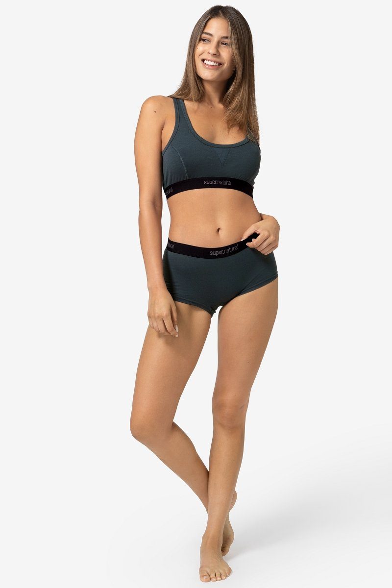 SUPER.NATURAL Funktionsslip für Damen, Merino TUNDRA175 BOYFRIEND HIPSTER F günstig online kaufen