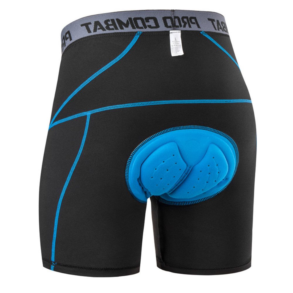 Blusmart Radlerhose Atmungsaktive Radunterwäsche für Damen und Herren (Mesh-Einsatz und Gel-Polsterung, Stoßdämpfende MTB-Radunterwäsche) Für Sport, Reiten, Fahrrad, Fahrrad, MTB