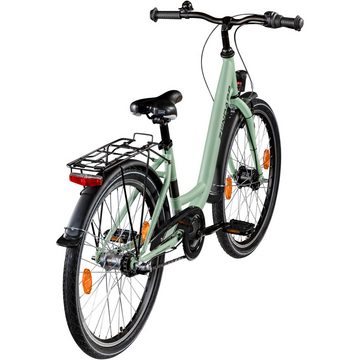 Zündapp Jugendfahrrad C400, 3 Gang, Nabenschaltung, Mädchenfahrrad Fahrrad 130-145 cm Jugendfahrrad Tiefeinsteiger 3 Gang