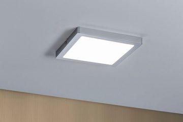 Paulmann LED Panel Atria eckig 220x220mm 14W 4.000K, LED fest integriert, Neutralweiß, Atria eckig 220x220mm 14W 4.000K matt