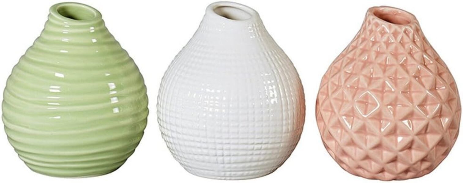 WieWin Tischvase Vase ca. 12cm - in verschiedenen Farben - 1 Stück (1 St)