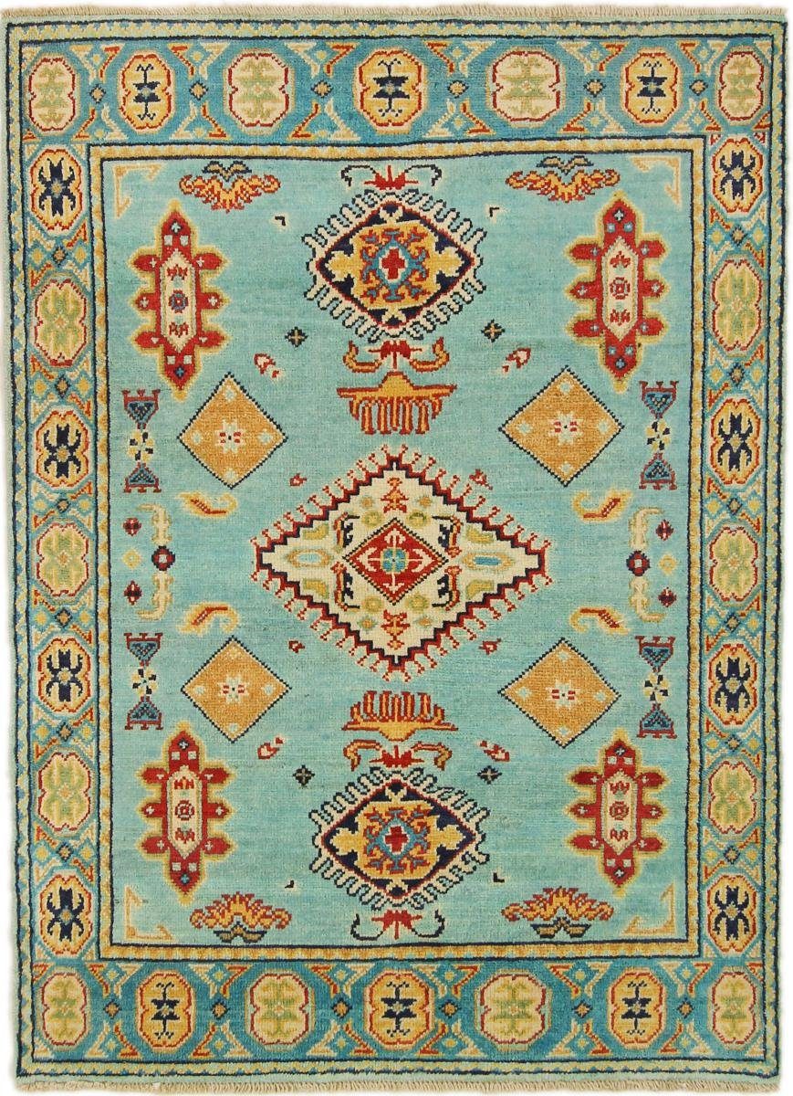 Orientteppich Kazak 91x120 Handgeknüpfter Orientteppich, Nain Trading, rechteckig, Höhe: 5 mm