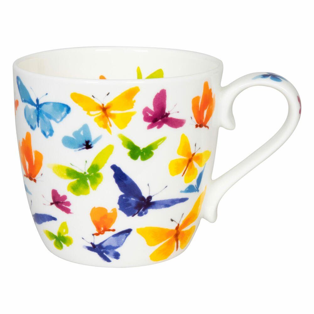 Könitz Becher Victoria Lowe - Butterfly, 450 ml, Bone China