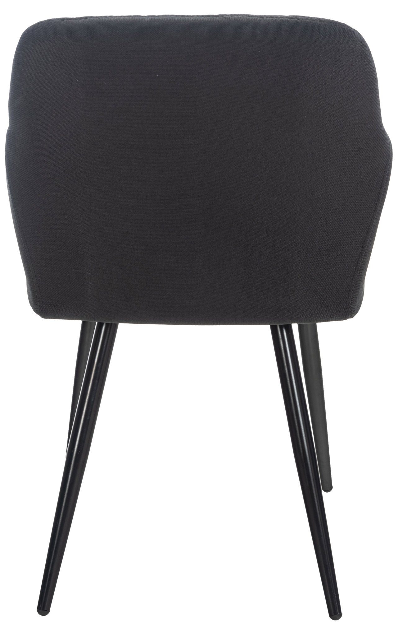 Wohnzimmerstuhl Sitzfläche - mit TPFLiving Polsterstuhl), - schwarz Esstischstuhl - Metall hochwertig Esszimmerstuhl Stoff Gestell: Shyva schwarz (Küchenstuhl Sitzfläche: - - Konferenzstuhl gepolsterter