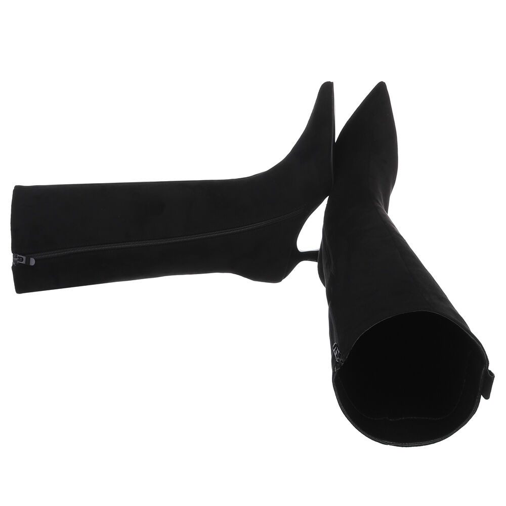 Ital-Design Elegante Damen-Stiefel mit Stiletto und Details Stiefel (905030 günstig online kaufen