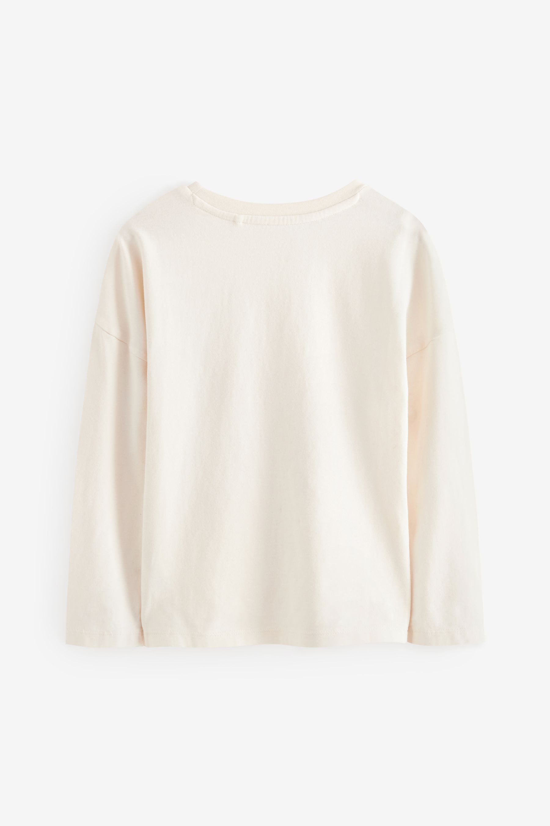 Next Langarmshirt Langarm-Sweatshirt mit festlichem Paillettendesign günstig online kaufen