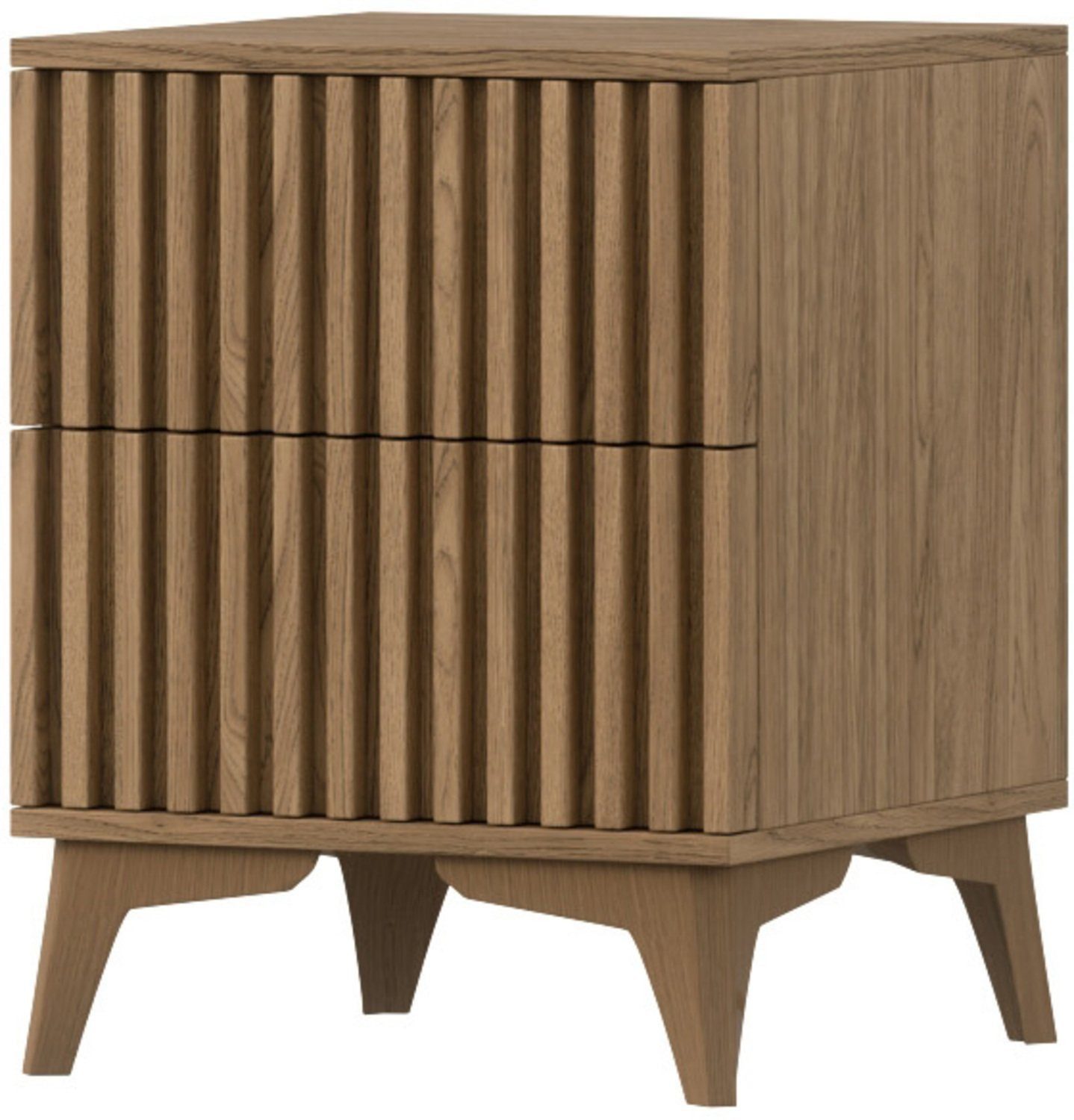 MOEBLO Nachttisch Entia (Eiche Artisan mit Schubladen, Nachtkommode Nachtsc günstig online kaufen