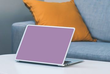 MuchoWow Wandsticker Innenbereich - Violett - Farben - Farbe - Einfarbig (1 St), Laptop Folien Cover, Aufkleber, Sticker Folie, Schutz vor Kratzern