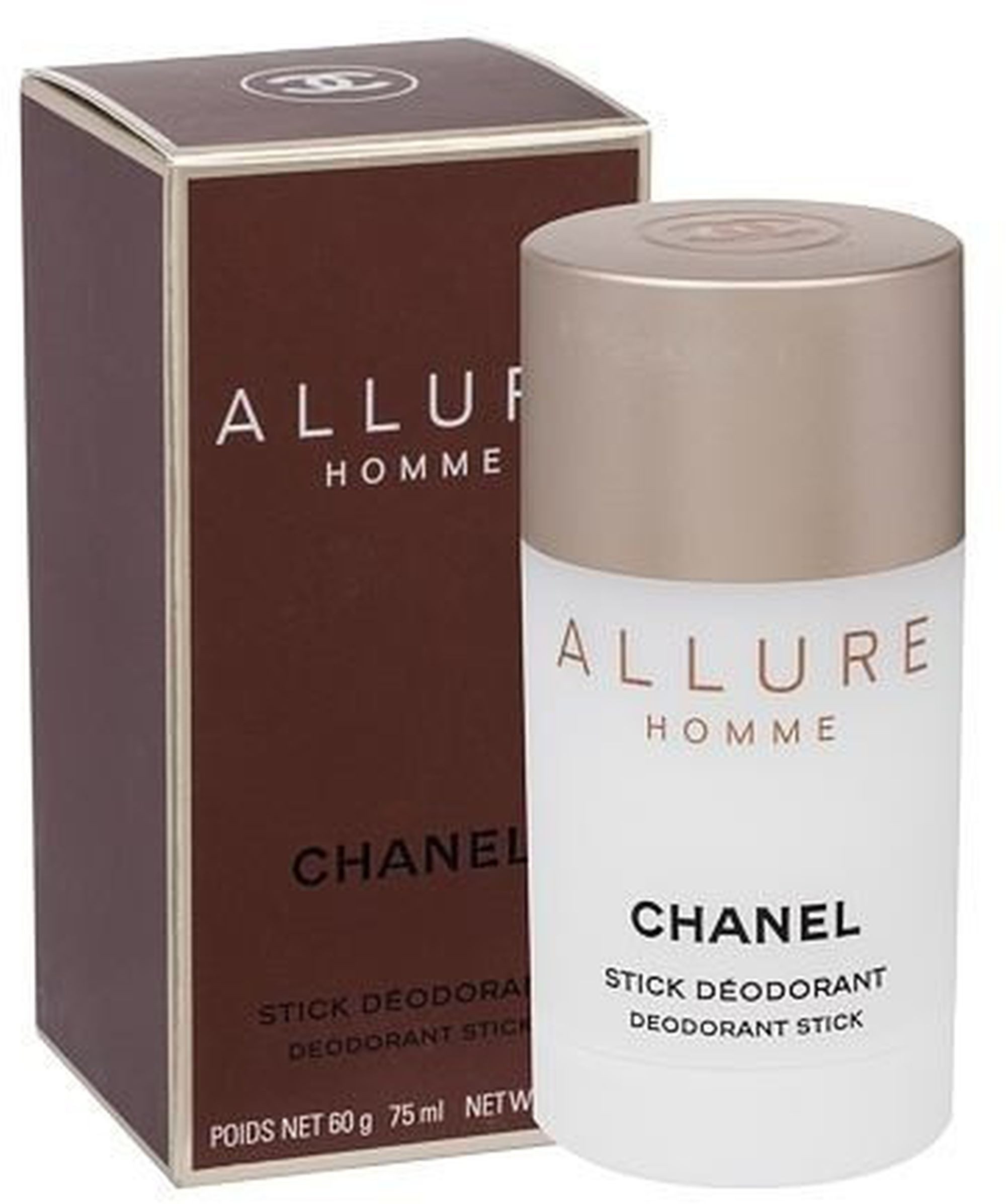 CHANEL Deo-Stift Allure Homme, Packung, 1-tlg., 75 ml Deo-Stift