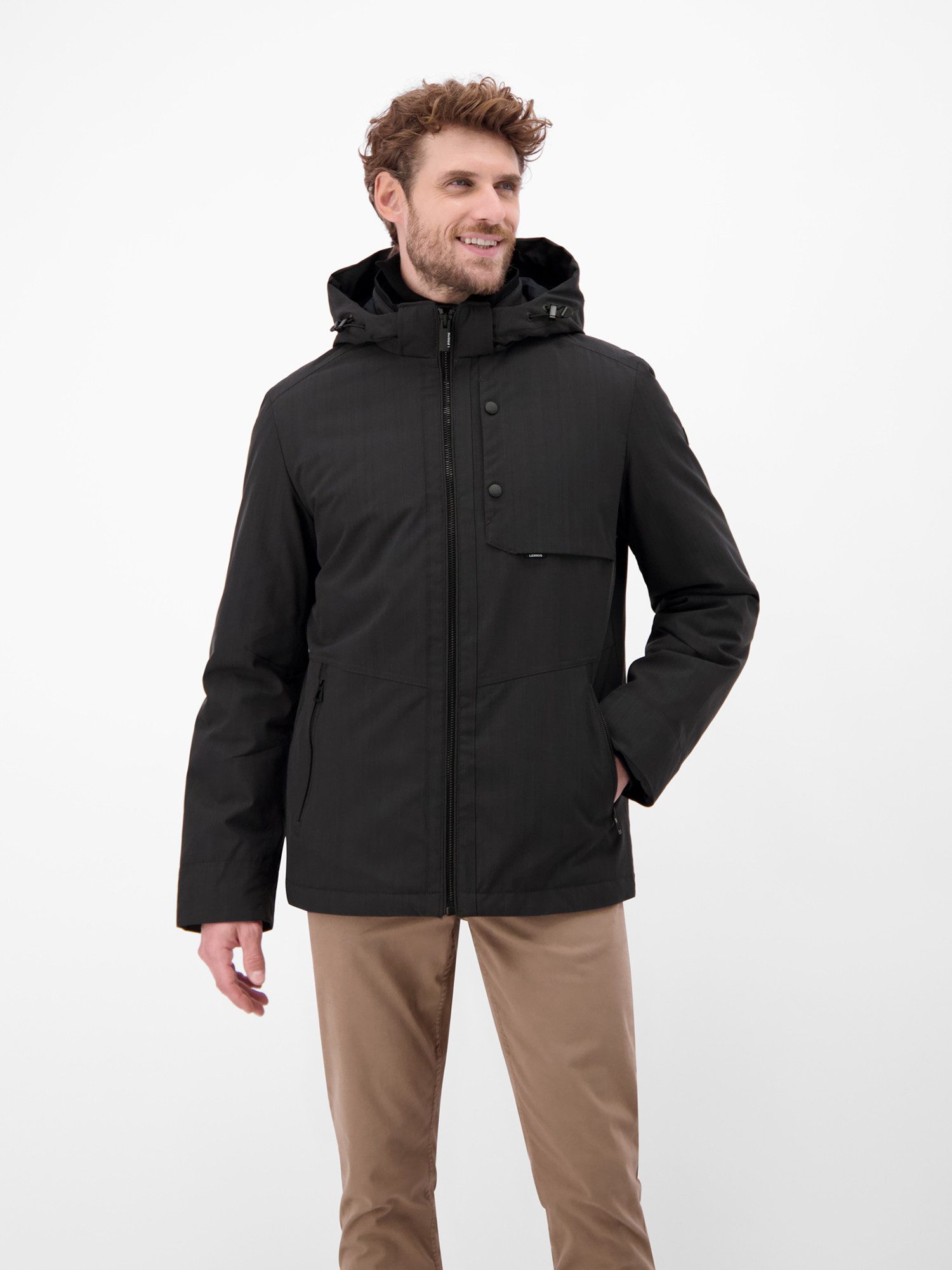 LERROS Outdoorjacke LERROS Herren Blouson in Stukturoptik Wasser- und winda günstig online kaufen