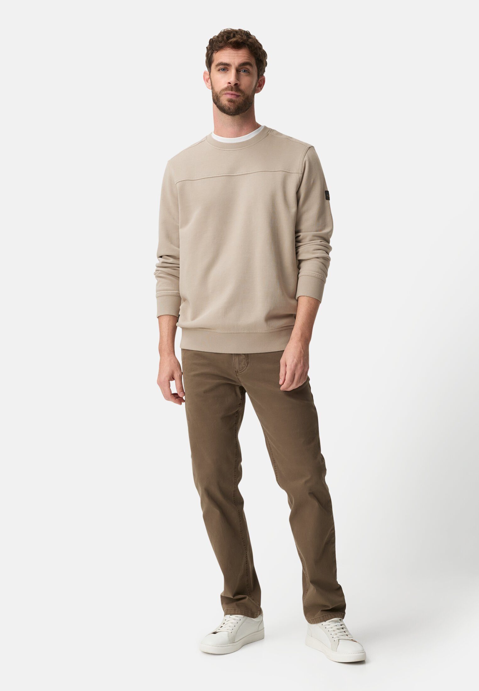 camel active Sweatshirt mit Backprint Langarm