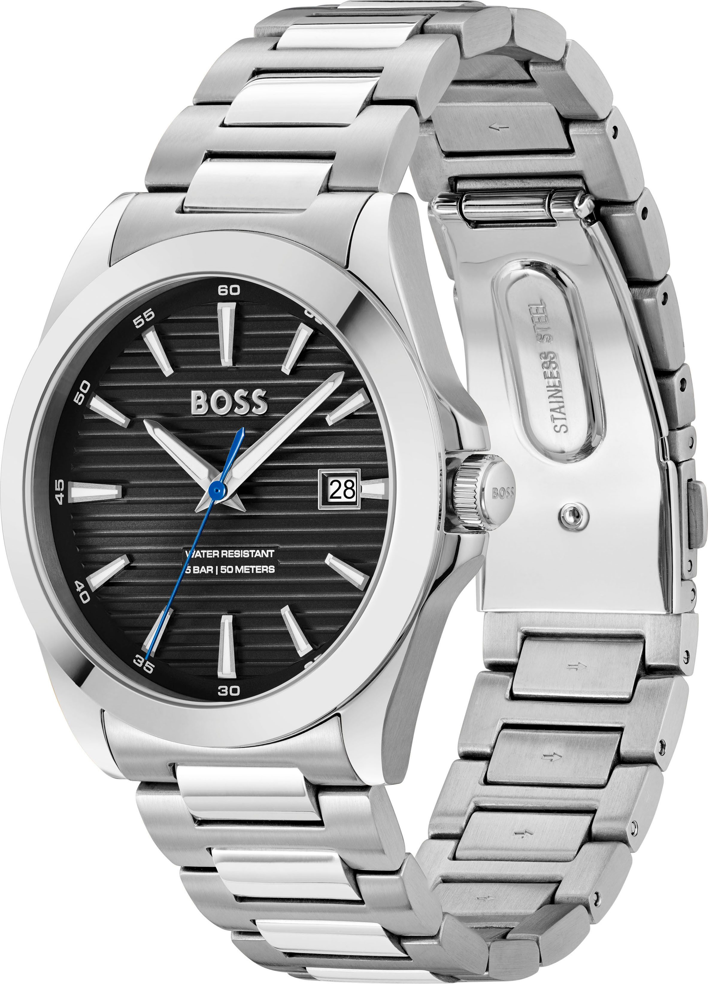 BOSS Quarzuhr STRIKE 1514170, Armbanduhr, Damenuhr, günstig online kaufen