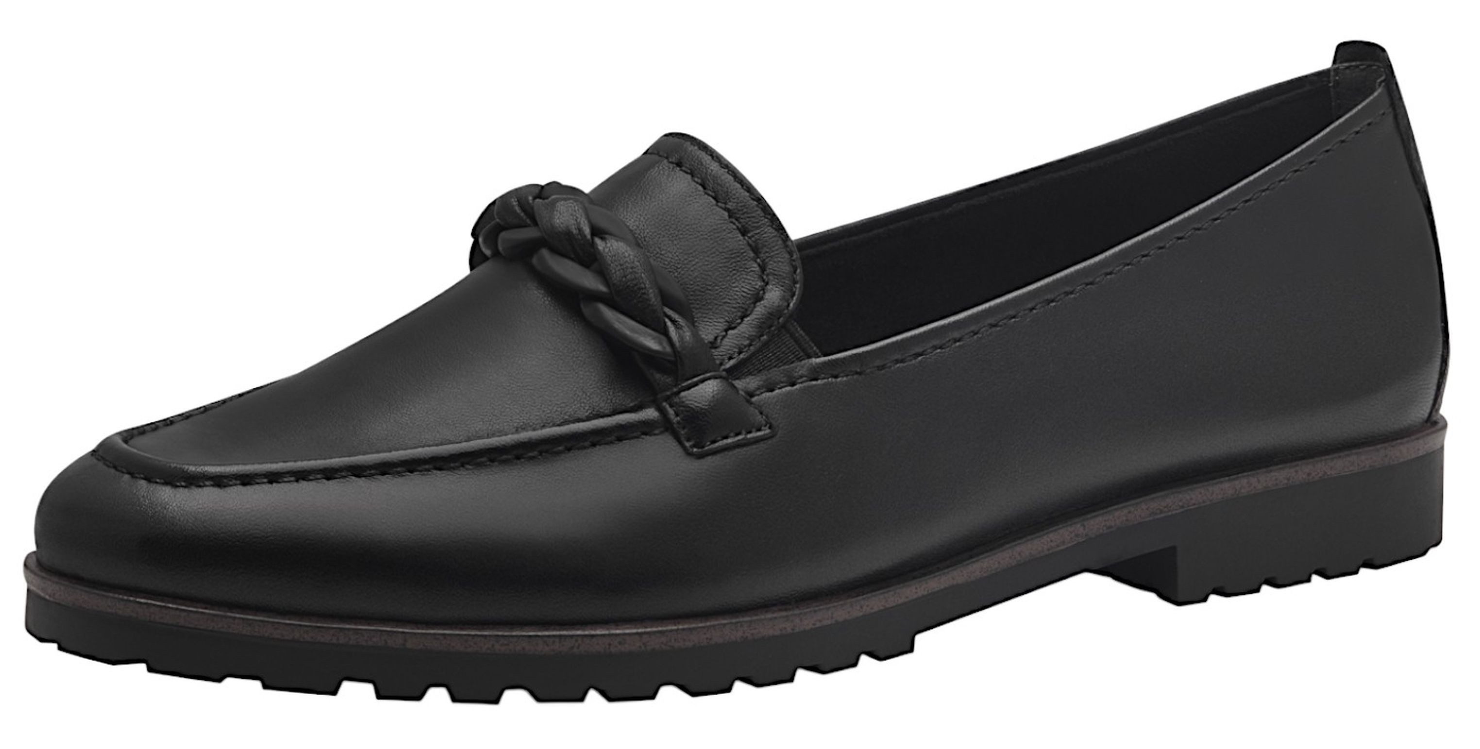 1-24200-42 003 Black Leather Mokassin