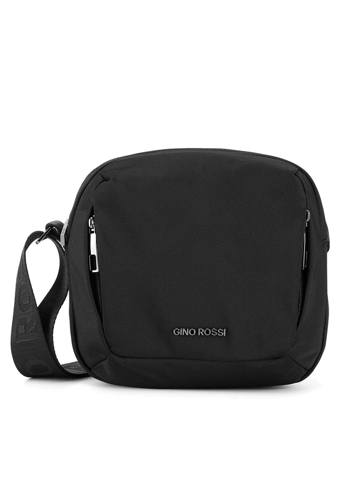 GINO ROSSI Handtasche Gino Rossi Umhängetasche Herren GIN-K-023-CCC-06 Schwarz