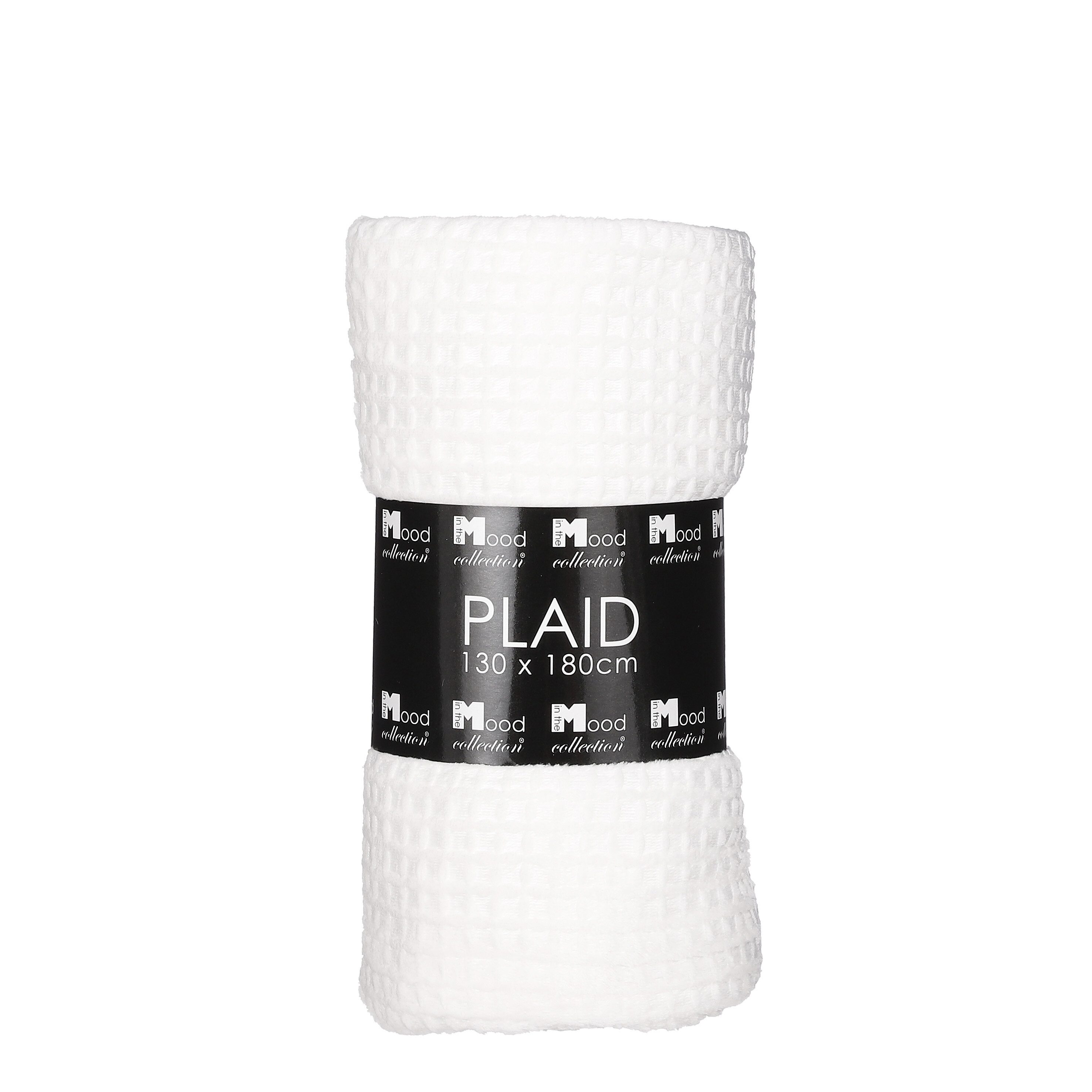 Plaid In the Mood Joanne Reisedecke off white - l180xb130cm, In the Mood