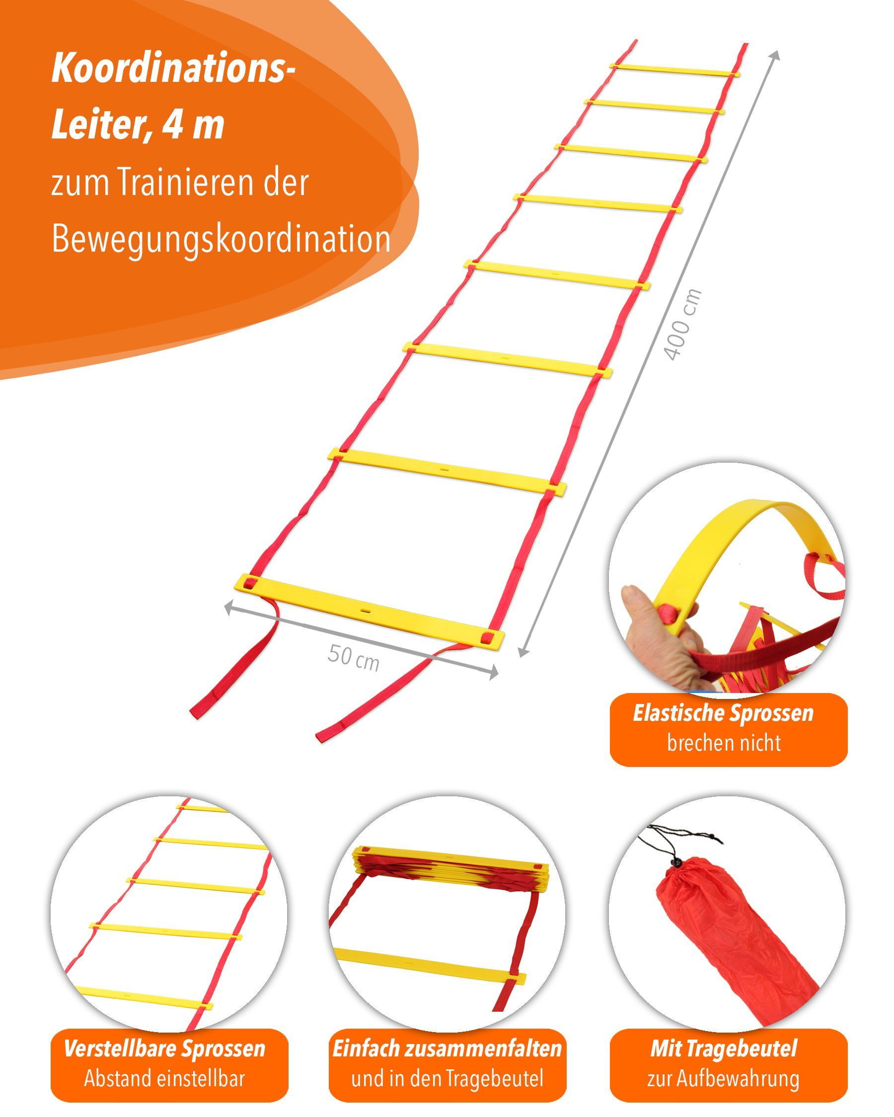Superhund Koordinationsleiter Koordinationsleiter 4 m