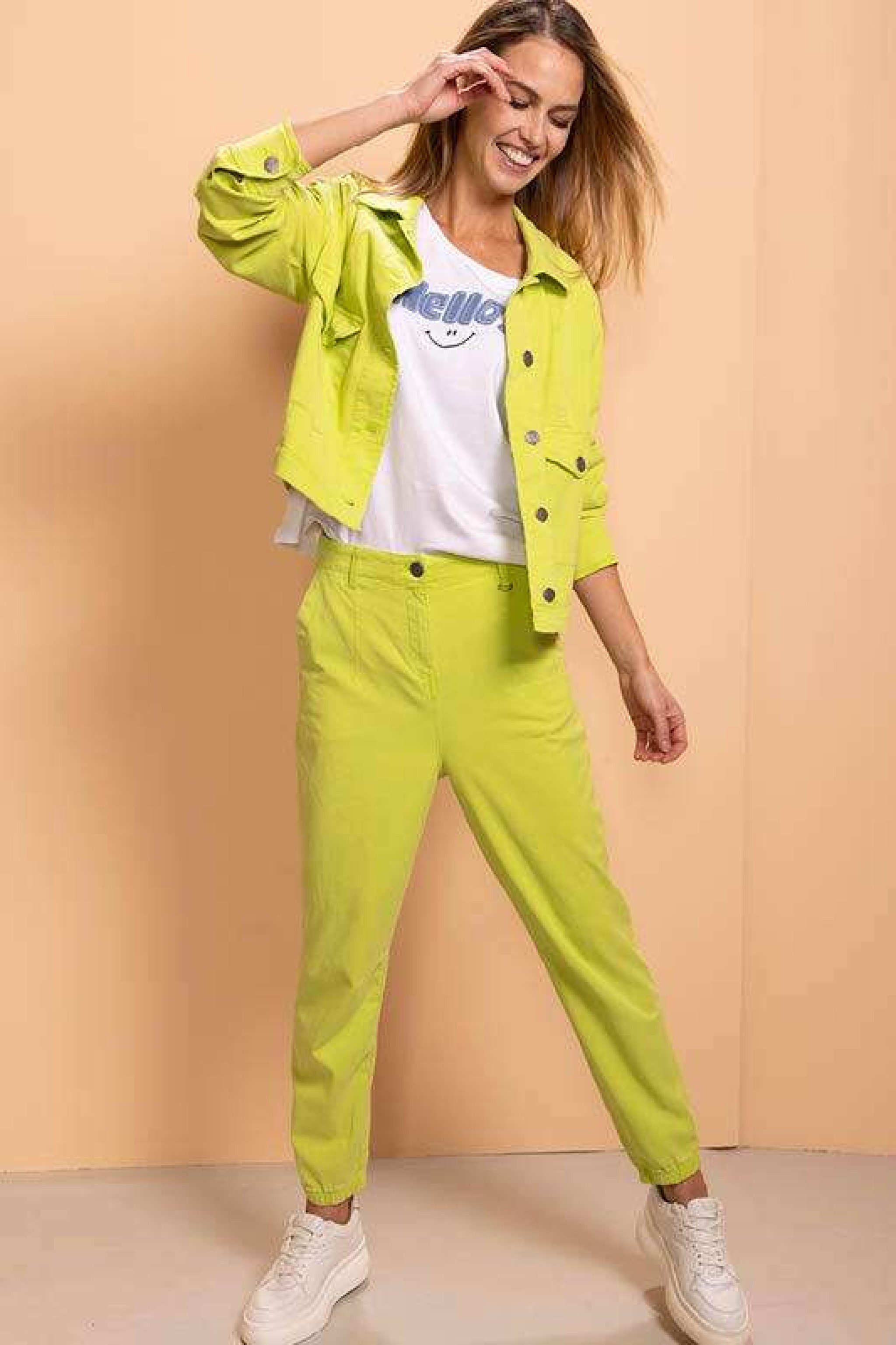 Kenny S. Jackenblazer ELVI LYOCELL-STRETCH