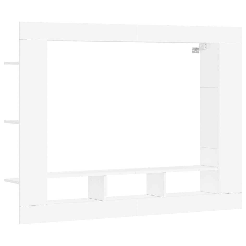 vidaXL TV-Wand TV-Schrank Weiß 152x22x113 cm Holzwerkstoff, (1-St)