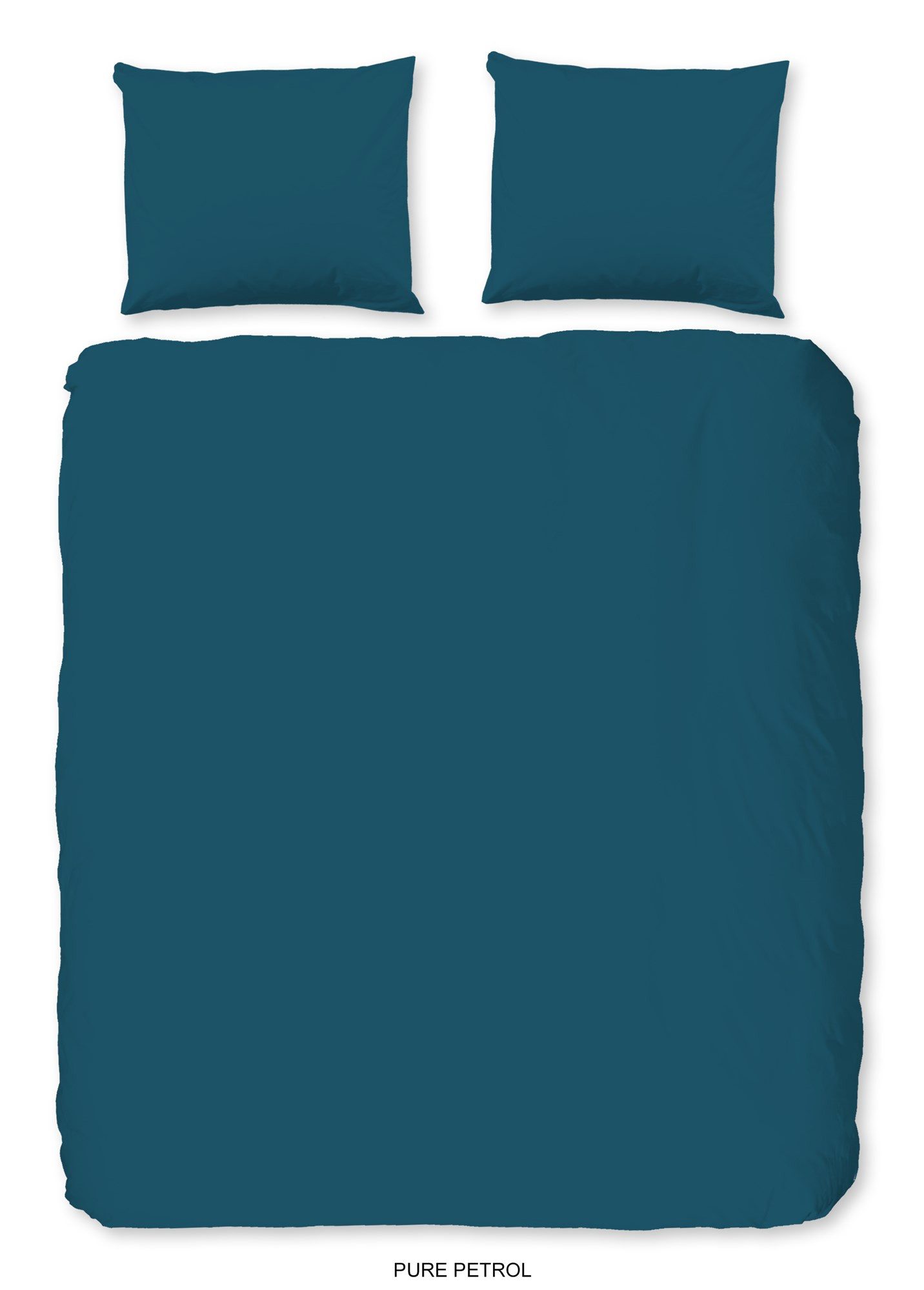 PURE luxury collection Bettwäsche Pure uni Bettwäsche-Set Bettbezug & Kissenbezüge, Microfaser, 3 teilig, Weich, geschmeidig