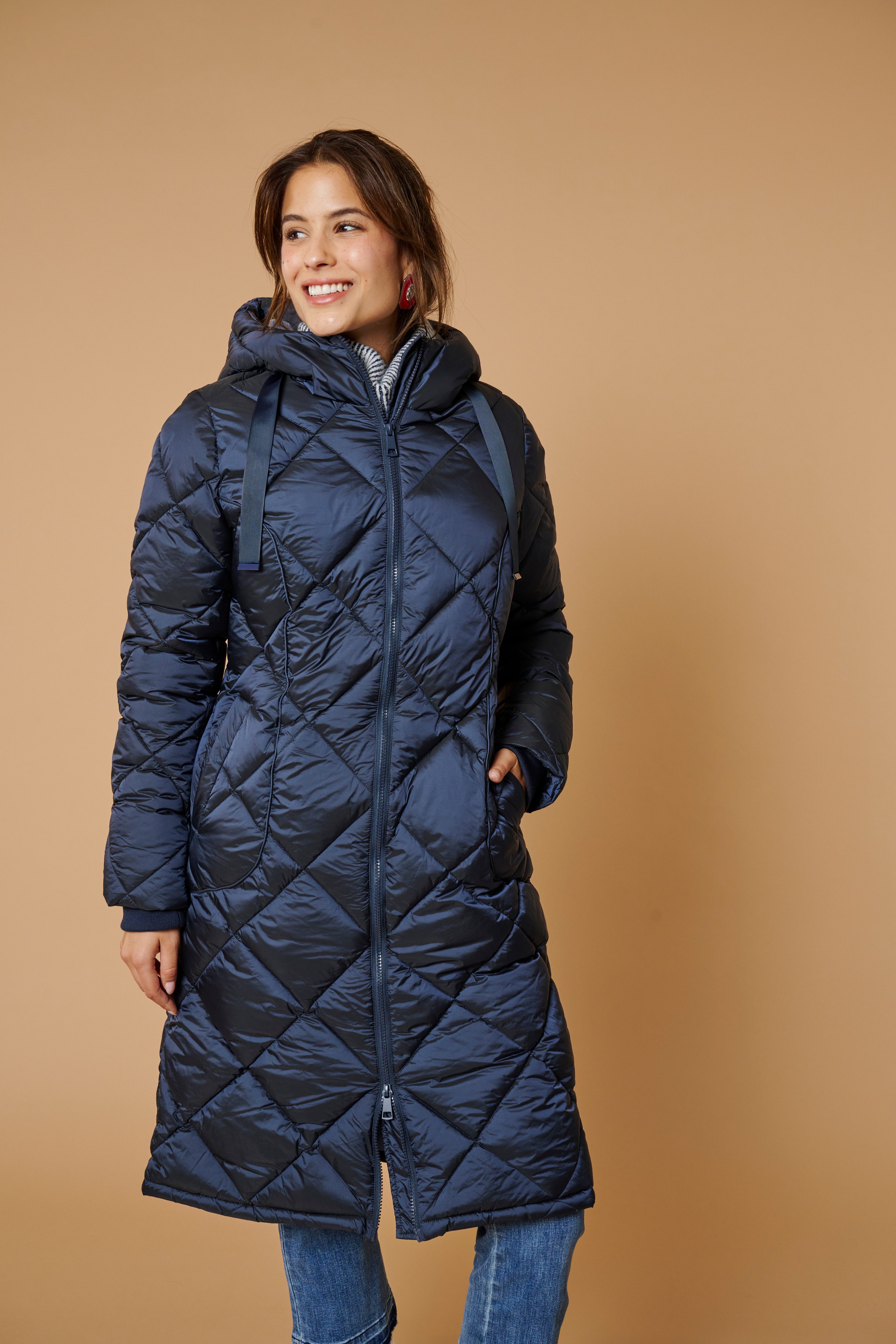 ZABAIONE Steppmantel Jacket Ci44ara mit schönem Schimmer