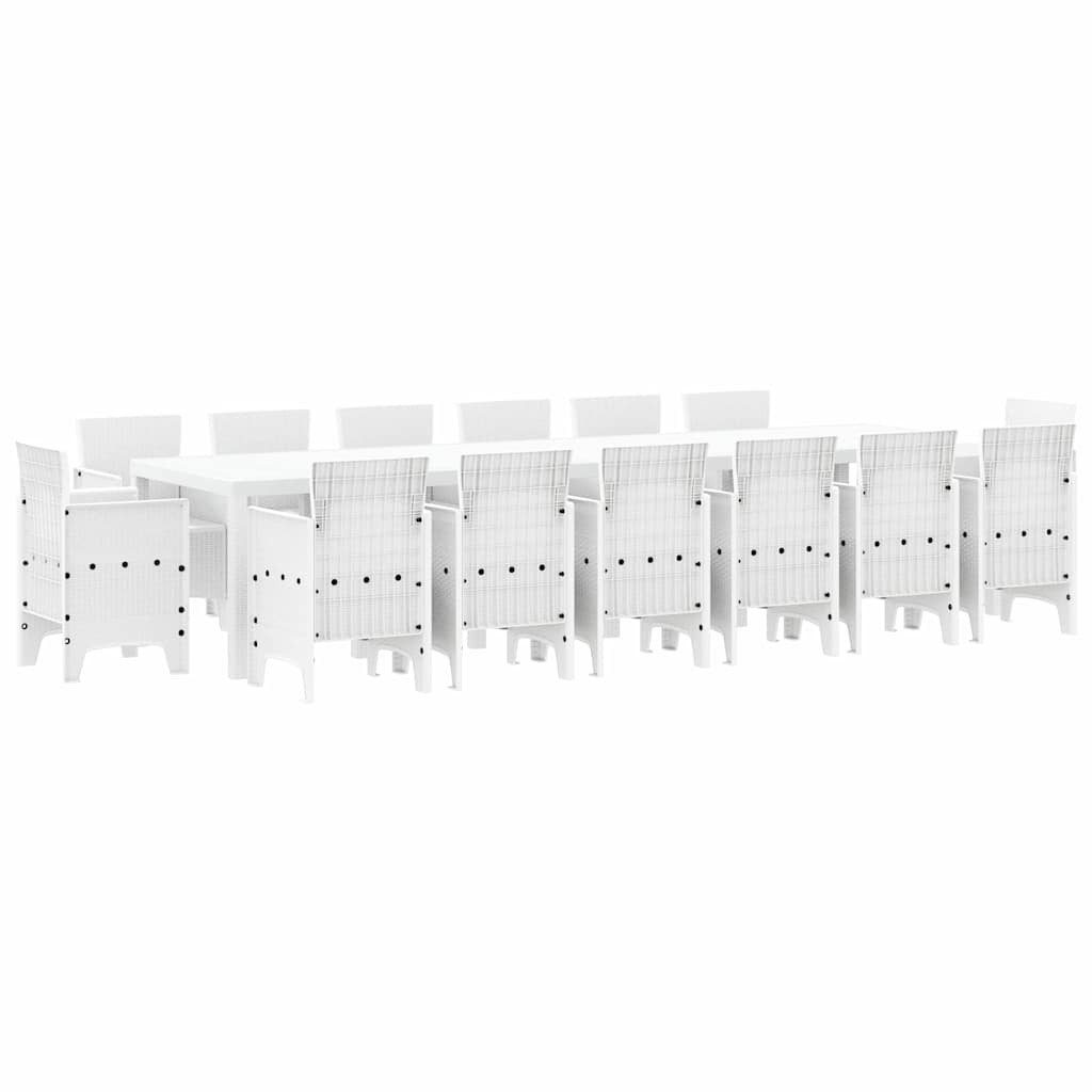 vidaXL Gartenlounge-Set Garten Essgruppe 15 pcs günstig online kaufen