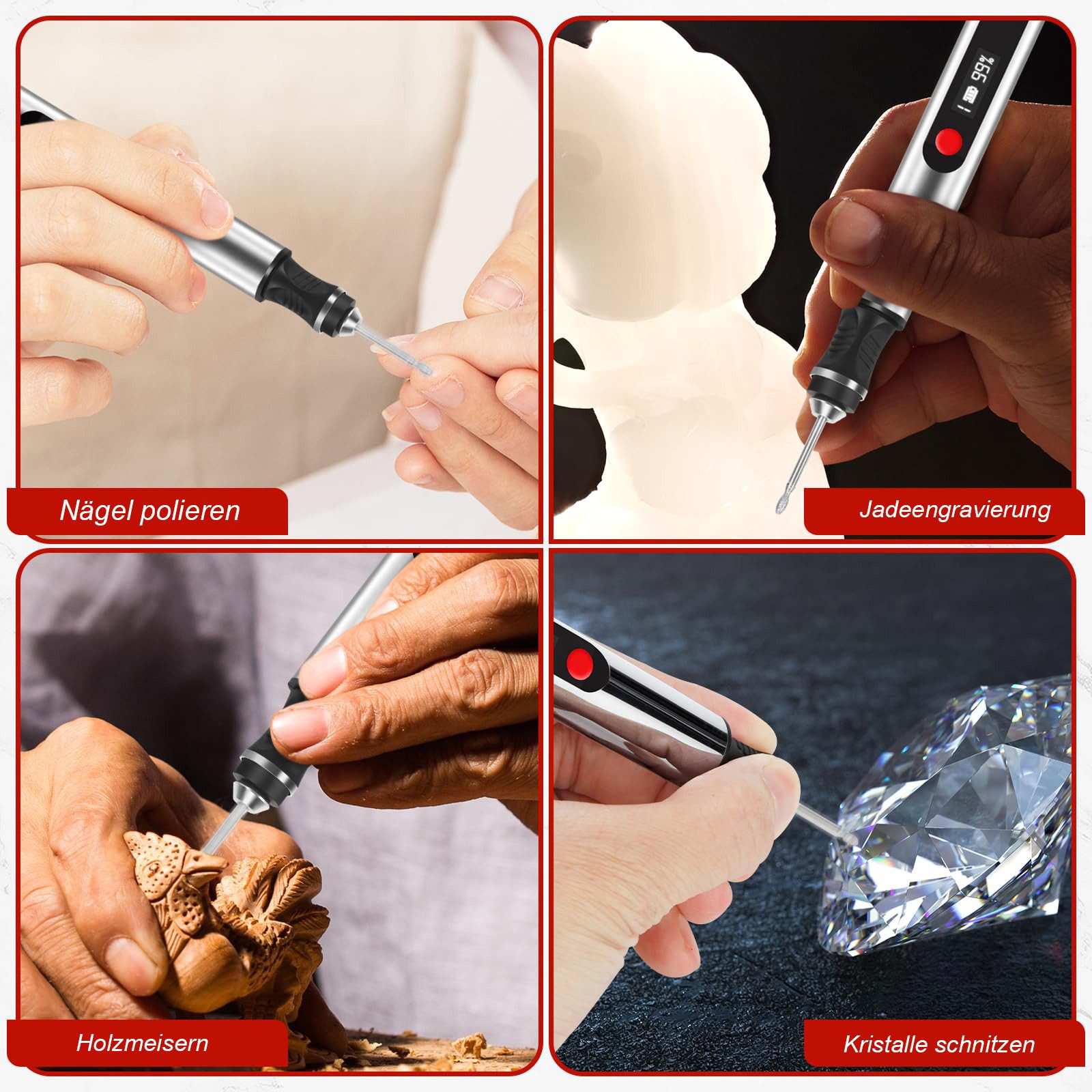 REDOM Graviergerät Schnitzgerät elektrischer Schnitzstift Multitool Gravur- günstig online kaufen