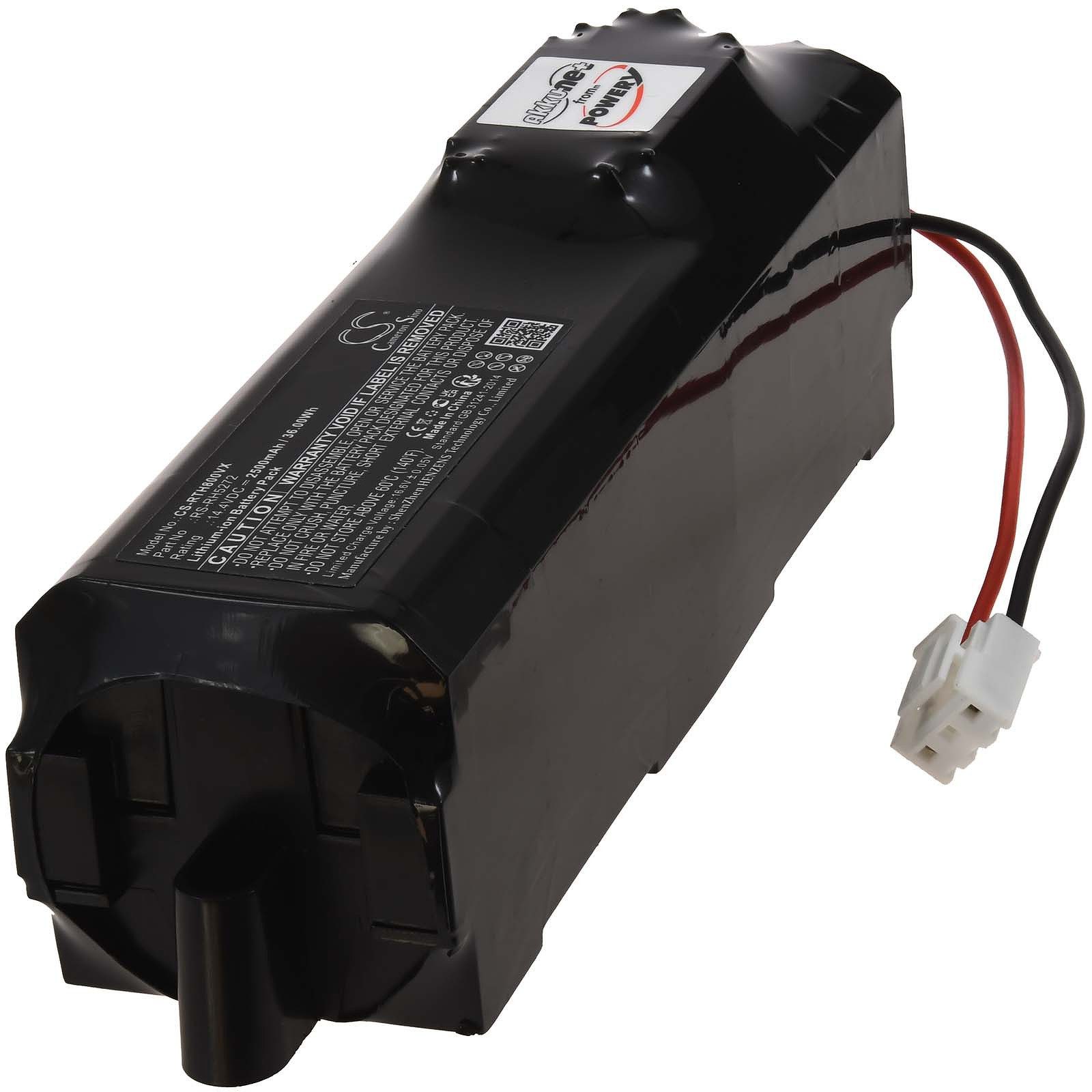 Powery Akku für Rowenta Air Force Extreme Staubsauger-Akku 2500 mAh (14.4 V)