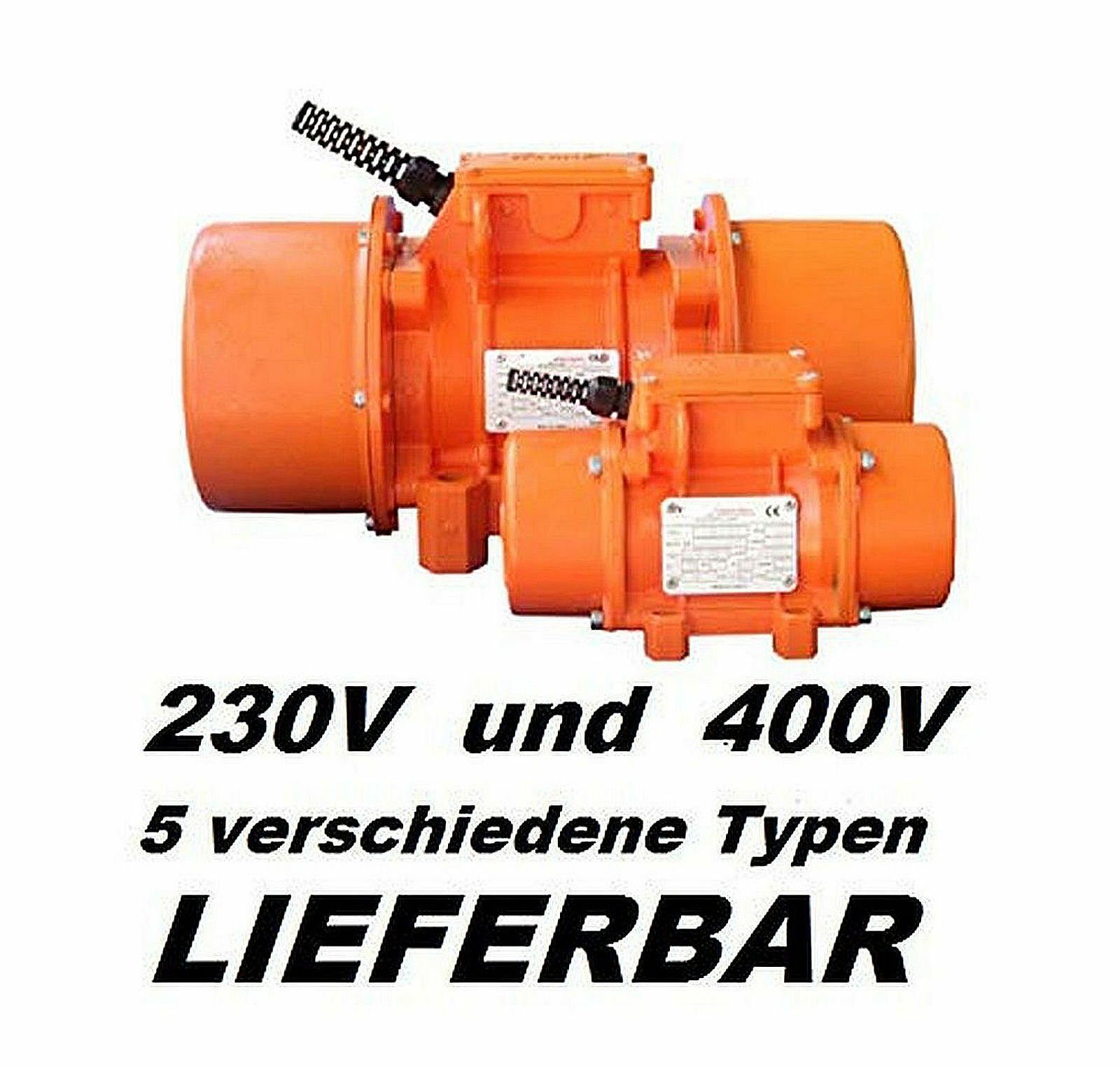 Rüttelmotor Unwucht Elektrischer 3x230V 270W Uzman 400V Rüttelplatte Vibrationsmotor /