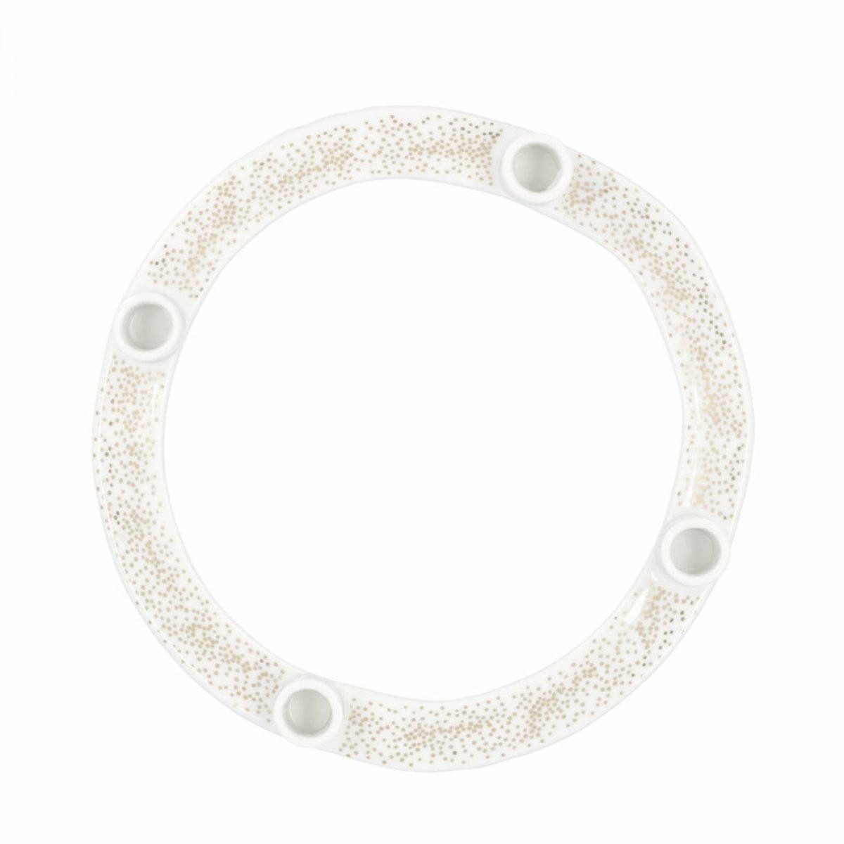 Räder Adventskranz Design Kerzenkranz Goldene Punkte (17x2,5cm)